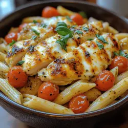 Bruschetta Chicken Pasta is a delightful fusion dish that marries the fresh, vibrant flavors of classic Italian bruschetta with tender chicken and pasta. This recipe is not only easy to prepare but also incredibly satisfying, making it an ideal choice for family dinners, gatherings with friends, or quick weeknight meals. The combination of juicy chicken, al dente pasta, and a medley of fresh ingredients creates a dish that is bursting with flavor and sure to impress.
