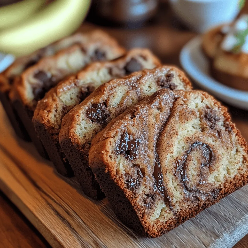 Discover the irresistible charm of Chocolate Chip Cinnamon Swirl Banana Bread, a delightful twist on a classic favorite. This recipe marries the natural sweetness of ripe bananas with the warmth of cinnamon and the indulgence of chocolate chips, creating a mouthwatering loaf that’s perfect for breakfast, snacks, or dessert. The unique combination of flavors and textures in this banana bread elevates it beyond the ordinary, making it a memorable treat for any occasion. Whether you’re enjoying it fresh out of the oven or toasting a slice for a cozy afternoon snack, this banana bread is sure to satisfy your cravings.