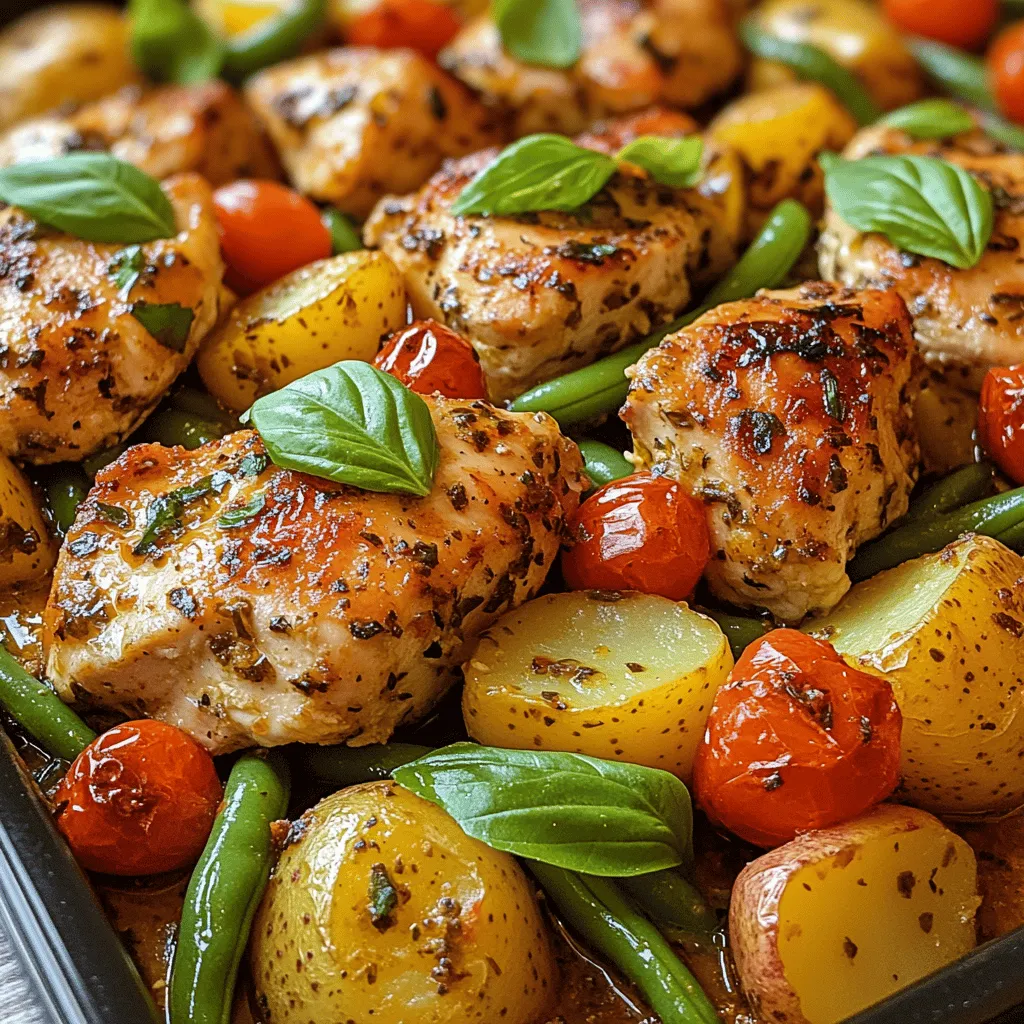When it comes to comforting home-cooked meals, few dishes can rival the charm and flavor of an Italian Chicken, Potato, and Green Bean Bake. This delightful recipe brings together tender chicken, hearty potatoes, and crisp green beans, all baked to perfection in a single pan. Its Italian roots are reflected in the vibrant flavors and fresh ingredients that make this dish a family favorite. Not only is it inspired by traditional Italian cooking, but it also embodies the principles of simplicity and convenience, making it an ideal choice for weeknight dinners or special occasions alike.