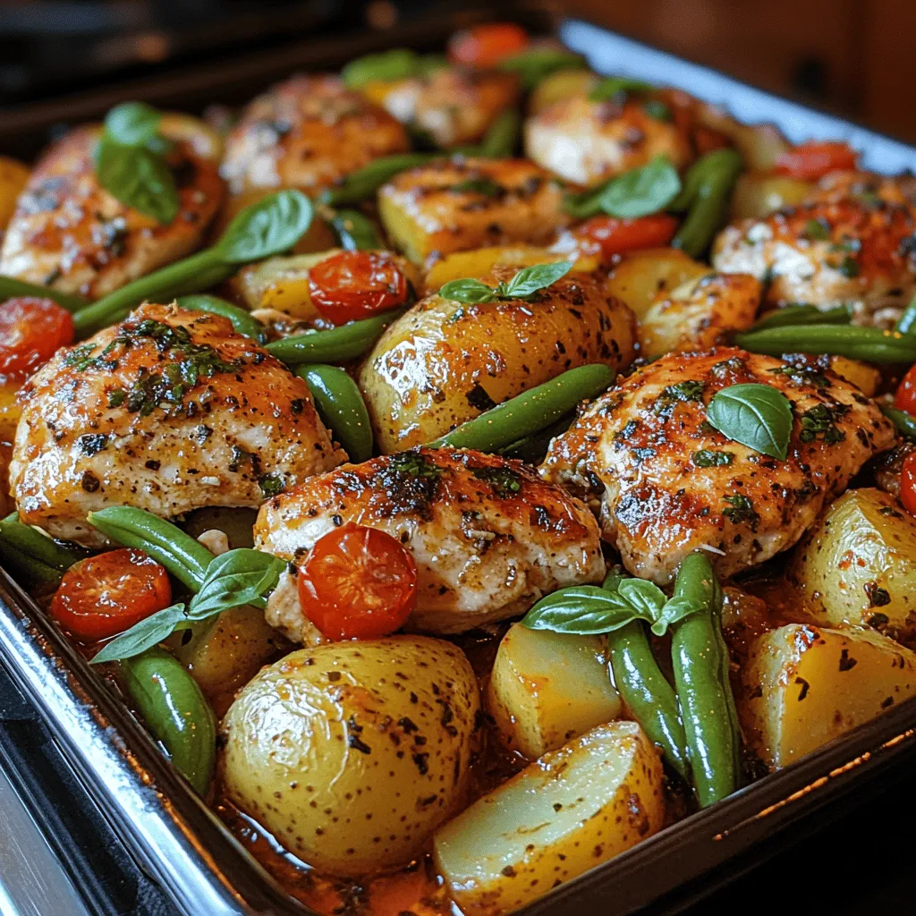 When it comes to comforting home-cooked meals, few dishes can rival the charm and flavor of an Italian Chicken, Potato, and Green Bean Bake. This delightful recipe brings together tender chicken, hearty potatoes, and crisp green beans, all baked to perfection in a single pan. Its Italian roots are reflected in the vibrant flavors and fresh ingredients that make this dish a family favorite. Not only is it inspired by traditional Italian cooking, but it also embodies the principles of simplicity and convenience, making it an ideal choice for weeknight dinners or special occasions alike.