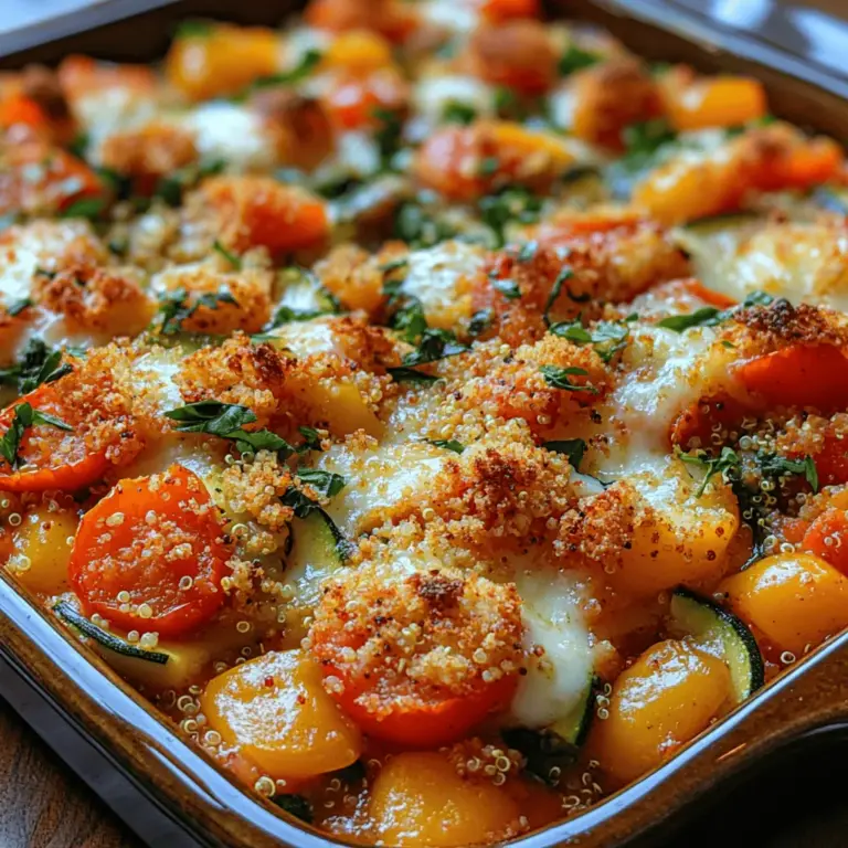 In the world of home cooking, few dishes can rival the comfort and appeal of a casserole. Among these, the Hearty Tomato Vegetable Casserole stands out as a vibrant, nourishing option that brings together a medley of flavors and textures. This recipe is not only visually appealing, with its colorful layers of fresh vegetables, but it also boasts a wealth of nutritional benefits, making it a perfect choice for families looking to incorporate more wholesome ingredients into their meals.