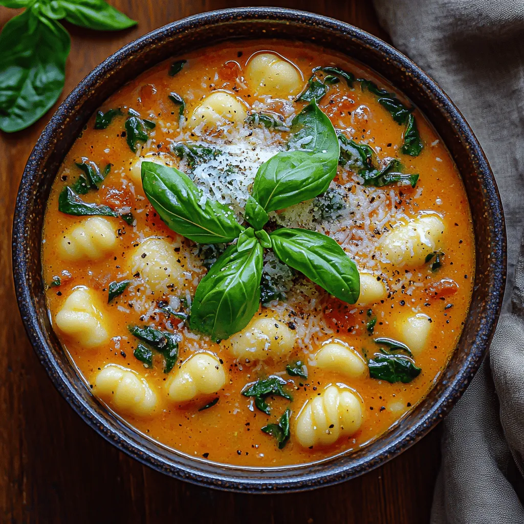 As the temperature drops and the days grow shorter, there’s nothing quite like a warm bowl of soup to bring comfort and solace. Our Creamy Tomato Gnocchi Soup is the perfect antidote to a chilly evening, offering a delightful blend of flavors and textures that will warm you from the inside out. This isn’t just any soup; it’s a culinary embrace that combines the rich, bold flavors of classic tomato soup with the delightful chewiness of pillowy gnocchi.