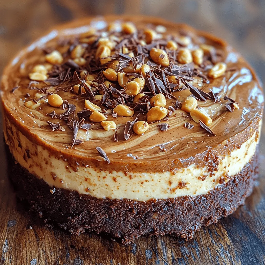 If you’re on the hunt for a dessert that perfectly marries rich flavors and indulgent textures, look no further than the decadent peanut butter brownie cheesecake. This showstopping dessert combines three beloved elements: a fudgy brownie base, a luscious cream cheese filling, and a delightful swirl of creamy peanut butter. The result is a confection that is not only visually stunning but also deeply satisfying to the palate.