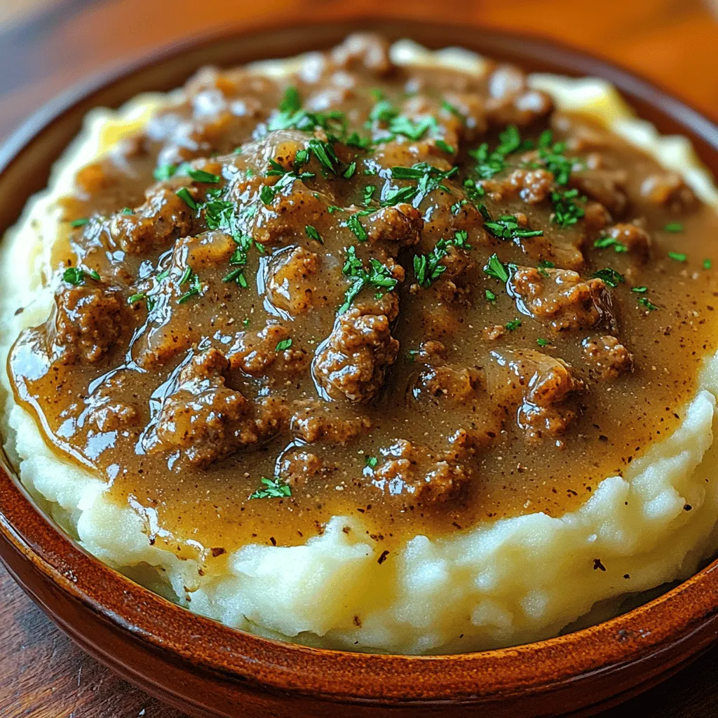A crucial aspect of any recipe is understanding the role each ingredient plays in the overall flavor and texture of the dish. In the case of Savory Beef & Gravy Delight Over Creamy Mash, every component is thoughtfully selected to create a balanced and satisfying meal.