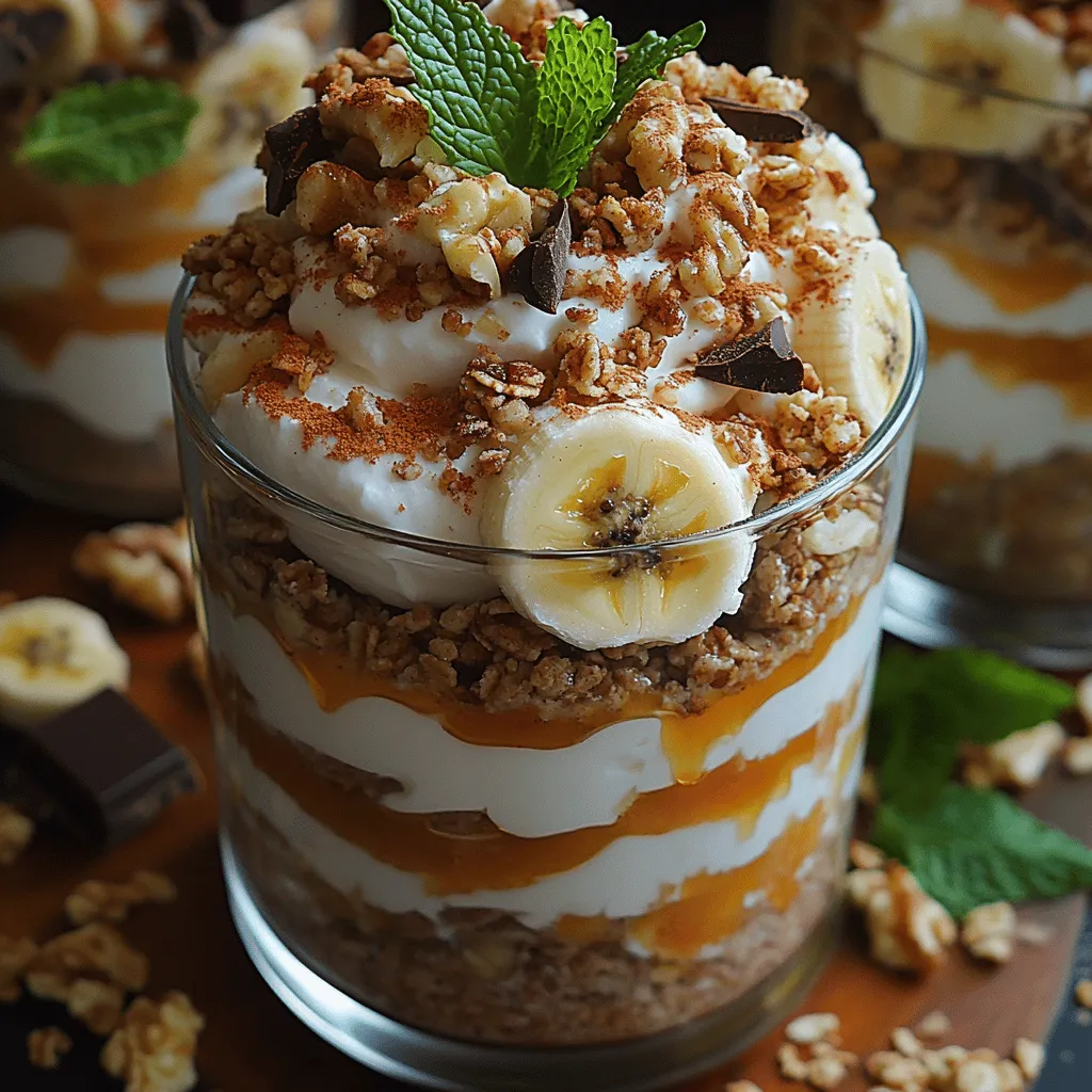 Welcome to the delightful world of desserts, where indulgence meets simplicity. Today, we’re excited to share our ultimate Banana Bliss Parfait recipe. This treat is not just a dessert; it's a celebration of flavors and textures. Imagine layers of sweet, ripe bananas, creamy Greek yogurt, and luscious whipped cream, all beautifully arranged to create a dessert that is as appealing to the eyes as it is to the palate. Whether you're hosting a brunch, throwing a dinner party, or simply looking to satisfy your sweet tooth, this parfait fits the bill perfectly.