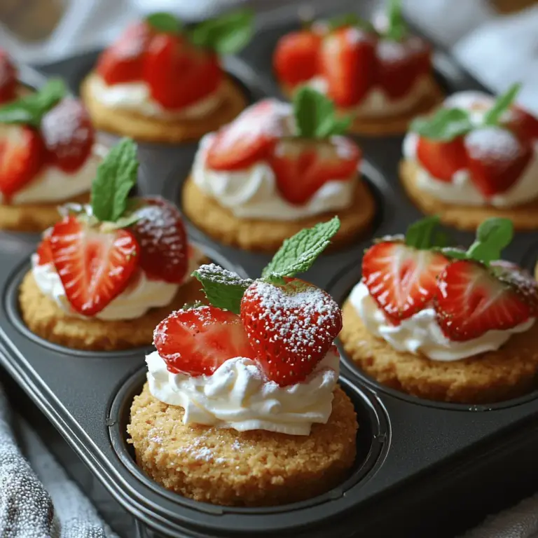 As the warm sun graces us with its presence, there’s nothing quite like the vibrant burst of fresh strawberries to signal the arrival of summer. One of the most delightful ways to enjoy these juicy gems is through the creation of No-Bake Strawberry Shortcake Bites. This recipe offers an enticing blend of flavors and textures, combining the sweetness of strawberries with a smooth, creamy filling and a crunchy base that will leave you craving more.