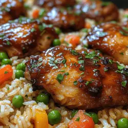 In the ever-busy world we live in, finding meals that are not only quick to prepare but also delicious and satisfying can feel like a challenge. This is where the One-Pan Honey BBQ Chicken Rice recipe shines, offering a delightful combination of convenience and flavor that is sure to win over food lovers of all ages. Imagine a dish that brings together succulent chicken, fluffy rice, and vibrant vegetables, all cooked together in a single pan, allowing the flavors to meld beautifully.