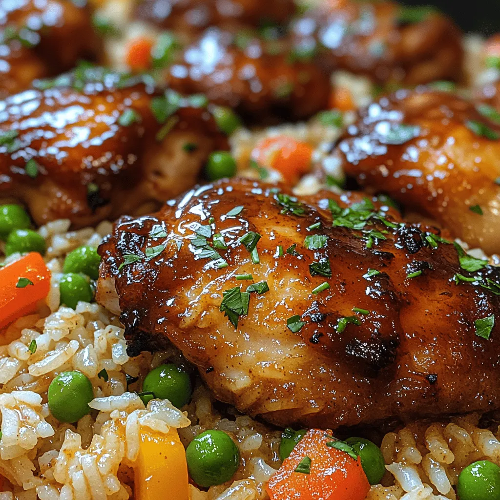 In the ever-busy world we live in, finding meals that are not only quick to prepare but also delicious and satisfying can feel like a challenge. This is where the One-Pan Honey BBQ Chicken Rice recipe shines, offering a delightful combination of convenience and flavor that is sure to win over food lovers of all ages. Imagine a dish that brings together succulent chicken, fluffy rice, and vibrant vegetables, all cooked together in a single pan, allowing the flavors to meld beautifully.