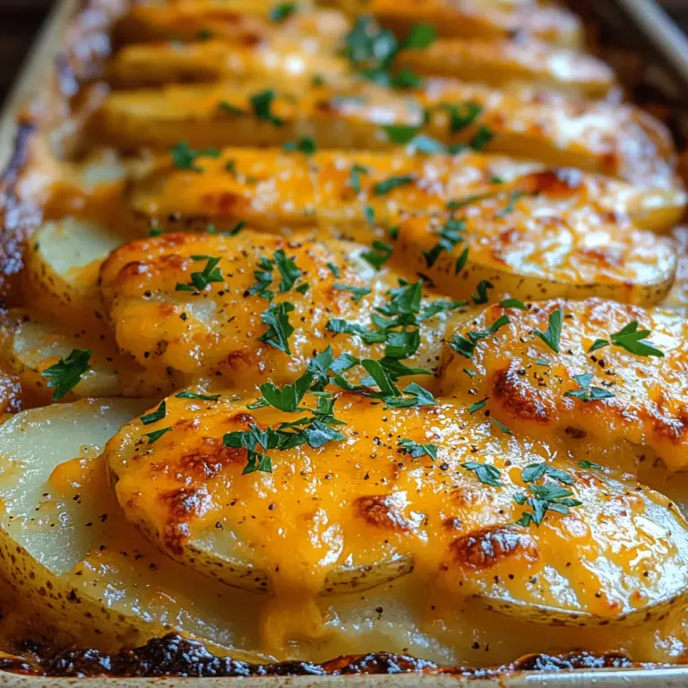 If you're on the hunt for a dish that embodies comfort and indulgence, look no further than Cheesy Potato Delight Bake. This sumptuous recipe combines the irresistible creaminess of cheese with the satisfying texture of perfectly baked potatoes, creating a meal that is not only delicious but also incredibly heartwarming. Whether you're cozying up for a family dinner, hosting a gathering with friends, or treating yourself to a special occasion, this dish fits the bill perfectly.