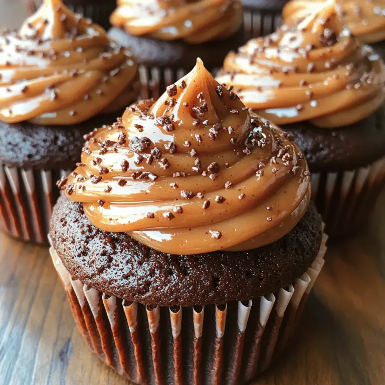 Baking is more than just a culinary task; it’s a comforting ritual that brings joy and satisfaction. The aroma of freshly baked goods wafting through the house can evoke cherished memories and create a sense of home. Among the myriad of delightful desserts, chocolate cupcakes stand out as universal favorites, enticing both young and old. These treats are perfect for any occasion, whether it's a birthday celebration, a holiday gathering, or simply a cozy evening at home. When paired with a luscious caramel frosting, the experience becomes even more divine.