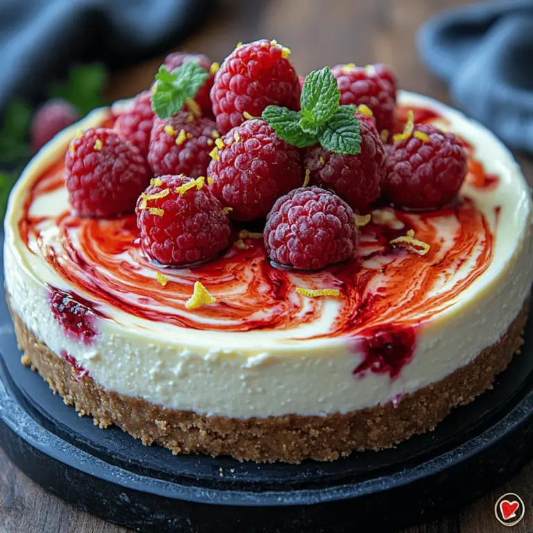 Cheesecakes have long captured the hearts of dessert lovers around the world. Their rich, creamy texture and versatility make them a staple in bakeries and home kitchens alike. From classic New York-style to fruit-infused variations, cheesecakes hold a special place in the dessert lexicon because they can be tailored to suit any palate. Among the myriad of cheesecake flavors, the Dreamy White Chocolate Raspberry Cheesecake stands out as a luscious indulgence that combines the creamy sweetness of white chocolate with the tartness of fresh raspberries.