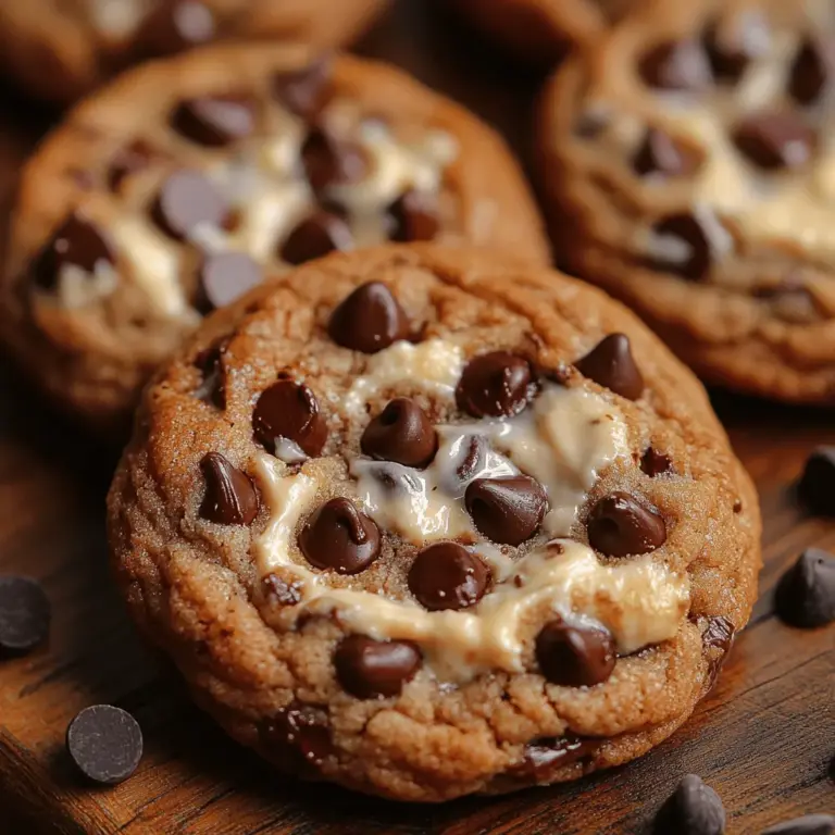 To create the perfect Decadent Cheesecake Stuffed Chocolate Chip Cookies, understanding the ingredients and their roles is essential. Each component contributes to the overall flavor, texture, and success of this delectable dessert. Let’s take a closer look at the key ingredients used in this recipe.