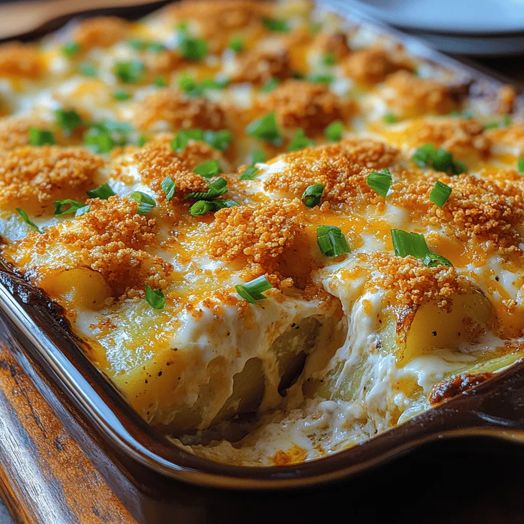 Cheesy Potatoes Romanoff is a beloved dish that embodies the essence of comfort food. With its rich flavors and creamy texture, this indulgent side has secured a special place in the hearts and stomachs of many. Originating from a time when hearty, satisfying dishes were cherished in American households, Cheesy Potatoes Romanoff is perfect for family gatherings, holiday feasts, or potlucks. It’s a dish that doesn’t just fill the belly; it warms the soul.