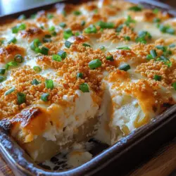 Cheesy Potatoes Romanoff is a beloved dish that embodies the essence of comfort food. With its rich flavors and creamy texture, this indulgent side has secured a special place in the hearts and stomachs of many. Originating from a time when hearty, satisfying dishes were cherished in American households, Cheesy Potatoes Romanoff is perfect for family gatherings, holiday feasts, or potlucks. It’s a dish that doesn’t just fill the belly; it warms the soul.