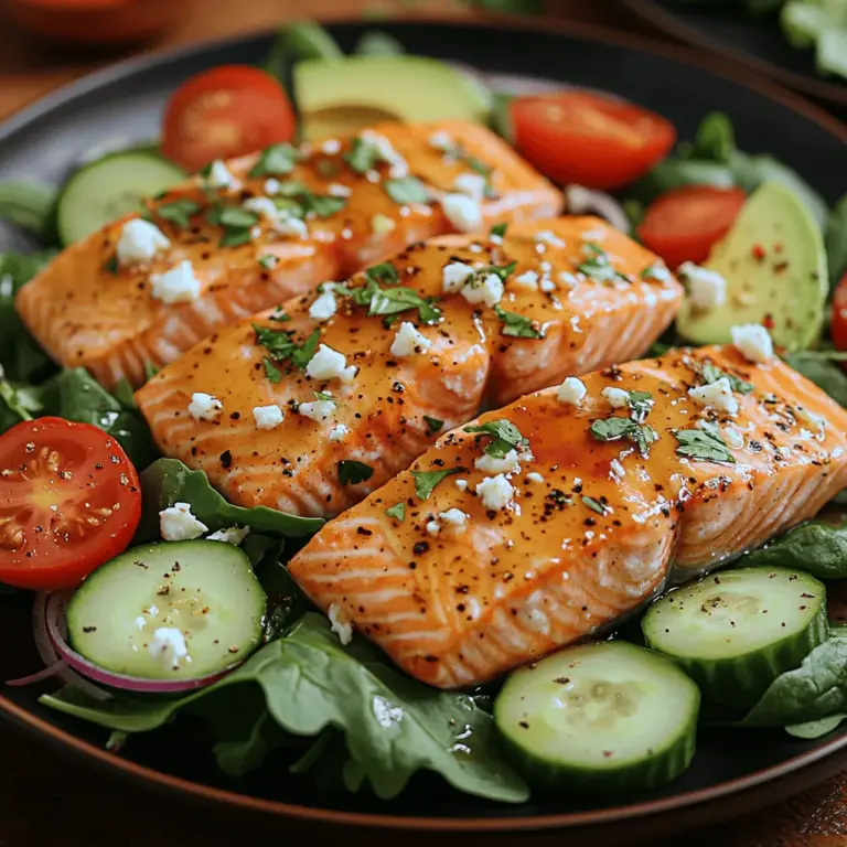In the realm of healthy eating, finding recipes that are both delicious and nutritious can often feel like a daunting task. However, the Spicy Honey Glazed Salmon Salad checks all the boxes. This dish offers a harmonious blend of flavors and textures, making it a standout choice for those looking to elevate their meal prep with vibrant, wholesome ingredients. With the rich, buttery profile of salmon balanced by the sweet and spicy notes of the honey glaze, this salad not only tantalizes the taste buds but also nourishes the body.
