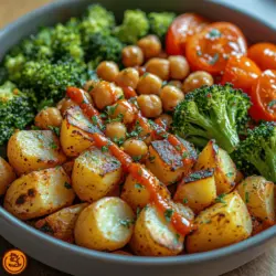 In today's health-conscious world, plant-based meals have surged in popularity, transforming from niche dietary choices into mainstream staples. As more people embrace vegetarianism and veganism, the demand for delicious, nutritious, and satisfying plant-based dishes has never been higher. Enter the Hearty Veggie Bowl with Roasted Potatoes and Chickpeas—a vibrant, wholesome meal that serves as a perfect example of how easy and enjoyable plant-based eating can be.