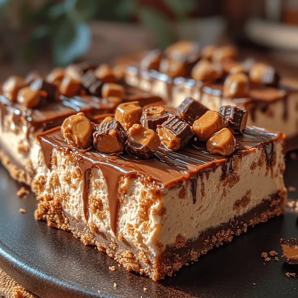 If you’re on the lookout for a dessert that perfectly marries the rich flavors of chocolate and peanut butter, look no further than Reese’s Cheesecake Bars. These delectable treats are a must-try for anyone with a sweet tooth, offering a delightful combination of creamy cheesecake filling, a crunchy graham cracker crust, and a luscious chocolate topping. As a beloved staple in American dessert culture, the combination of peanut butter and chocolate has long captured the hearts and taste buds of dessert enthusiasts.