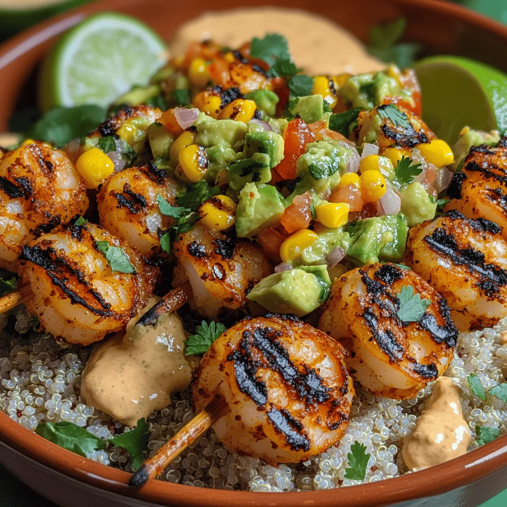 In the vibrant world of culinary delights, few dishes capture the essence of freshness and flavor as brilliantly as a Grilled Shrimp Bowl with Avocado Corn Salsa and Creamy Sauce. This dish is not only a feast for the palate but also a visual delight, showcasing an array of colors and textures that beckon food lovers from all walks of life. The combination of succulent grilled shrimp, creamy avocado, sweet corn, and a zesty sauce creates a harmonious balance that is both satisfying and nutritious.