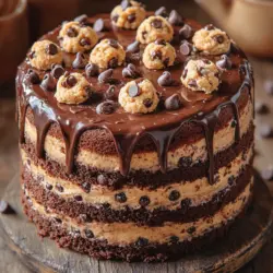 Imagine cutting into a beautifully baked cake, only to discover a delightful surprise waiting for you inside: rich, chewy cookie dough! The Cookie Dough Cake is a whimsical fusion of two beloved desserts—cake and cookie dough. This innovative treat has captured the hearts of dessert enthusiasts everywhere, making it a must-try for anyone with a sweet tooth.