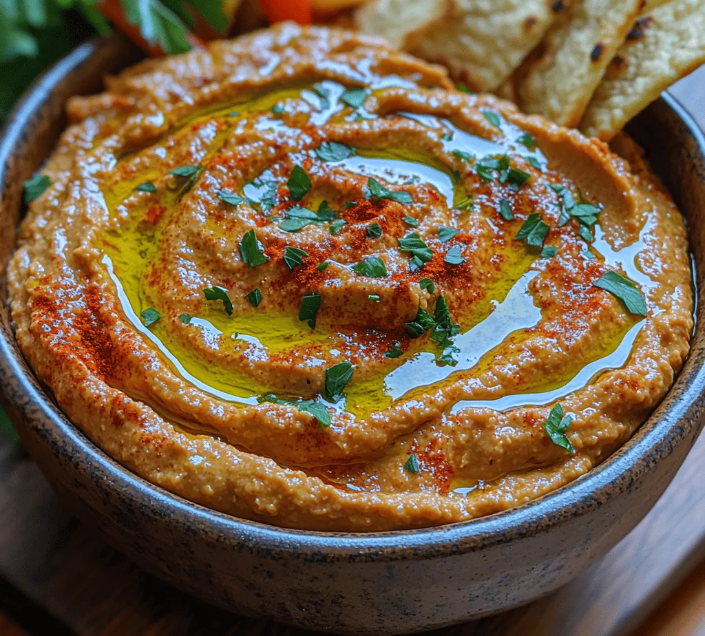 Hummus has become a beloved staple in kitchens and restaurants around the world, celebrated not only for its rich taste and creamy texture but also for its versatility. This delightful dip can be enjoyed as a spread, a dip for fresh vegetables, or even as a healthy addition to sandwiches and wraps. Among the myriad of hummus varieties, creamy roasted red pepper hummus stands out as a vibrant and flavorful option that elevates the traditional recipe to new heights.