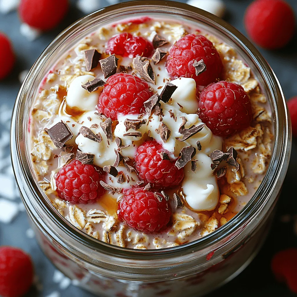 In the ever-evolving landscape of healthy eating, overnight oats have emerged as a beloved favorite, capturing the hearts of health enthusiasts and busy individuals alike. The beauty of overnight oats lies in their versatility, ease of preparation, and the ability to customize them to suit your personal taste preferences. Today, we invite you to discover the delightful world of our Decadent White Chocolate Raspberry Overnight Oats recipe. This indulgent yet nutritious dish is perfect for those hectic mornings when time is of the essence, or as a sweet afternoon snack that satisfies your cravings.