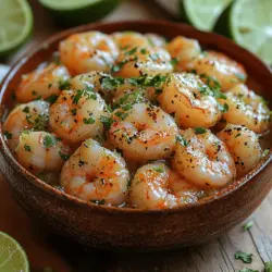 If you're searching for a dish that perfectly balances vibrant flavors with quick preparation, look no further than Zesty Garlic Lime Shrimp. This delightful recipe combines the fresh essence of lime with the aromatic punch of garlic, creating a dish that’s not only satisfying but also incredibly easy to prepare. Whether you’re cooking for yourself after a long day at work or hosting friends for a special gathering, this shrimp dish fits both occasions seamlessly.