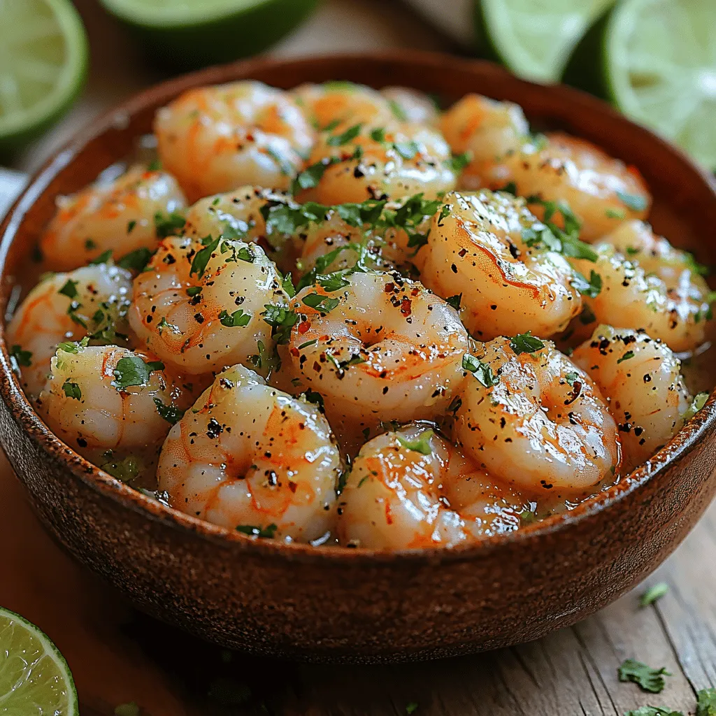 If you're searching for a dish that perfectly balances vibrant flavors with quick preparation, look no further than Zesty Garlic Lime Shrimp. This delightful recipe combines the fresh essence of lime with the aromatic punch of garlic, creating a dish that’s not only satisfying but also incredibly easy to prepare. Whether you’re cooking for yourself after a long day at work or hosting friends for a special gathering, this shrimp dish fits both occasions seamlessly.