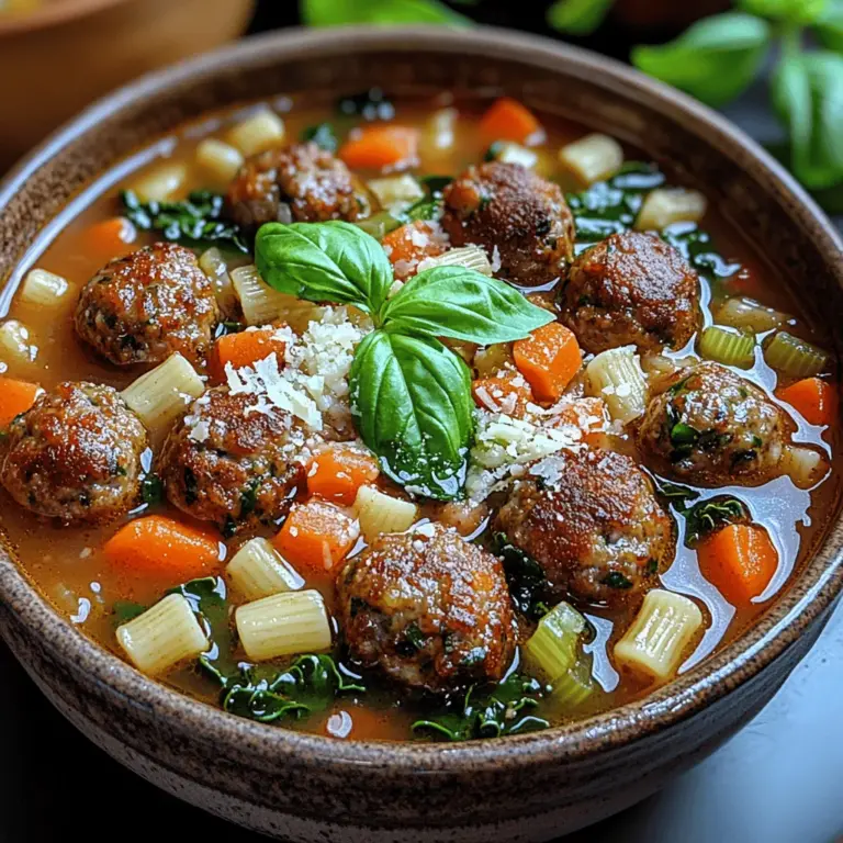 Italian cuisine is renowned for its rich flavors, comforting textures, and the ability to bring people together around the dinner table. Among the myriad of Italian dishes, one that stands out as a family favorite is the Hearty Italian Meatball Soup. This dish not only embodies the essence of Italian cooking but also serves as the perfect family meal, providing both nourishment and comfort on chilly evenings.