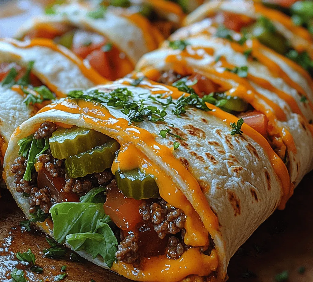 To create the perfect Big Mac Wraps, it is essential to understand the main components that contribute to their distinct flavor profile. Each ingredient plays a crucial role in bringing this innovative dish to life.