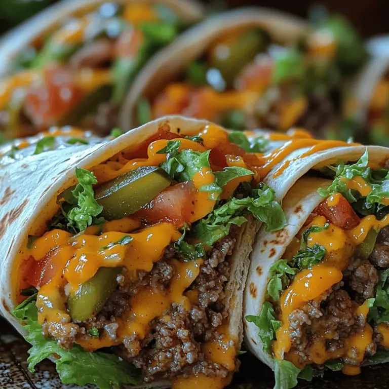 To create the perfect Big Mac Wraps, it is essential to understand the main components that contribute to their distinct flavor profile. Each ingredient plays a crucial role in bringing this innovative dish to life.
