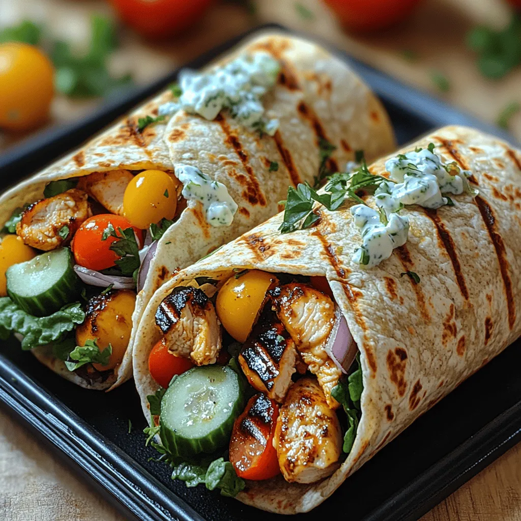 Mediterranean cuisine is a vibrant and diverse culinary tradition that encompasses the countries bordering the Mediterranean Sea, including Greece, Italy, Spain, and Turkey. Known for its bold flavors and fresh ingredients, this cuisine celebrates the use of wholesome foods that not only tantalize the taste buds but also promote good health. One standout dish that exemplifies the essence of Mediterranean cooking is the Mediterranean Chicken Wrap. This wrap offers a delightful combination of flavors, textures, and nutritional benefits, making it an ideal meal for any occasion, whether it be a family dinner, a picnic, or a simple lunch on the go.