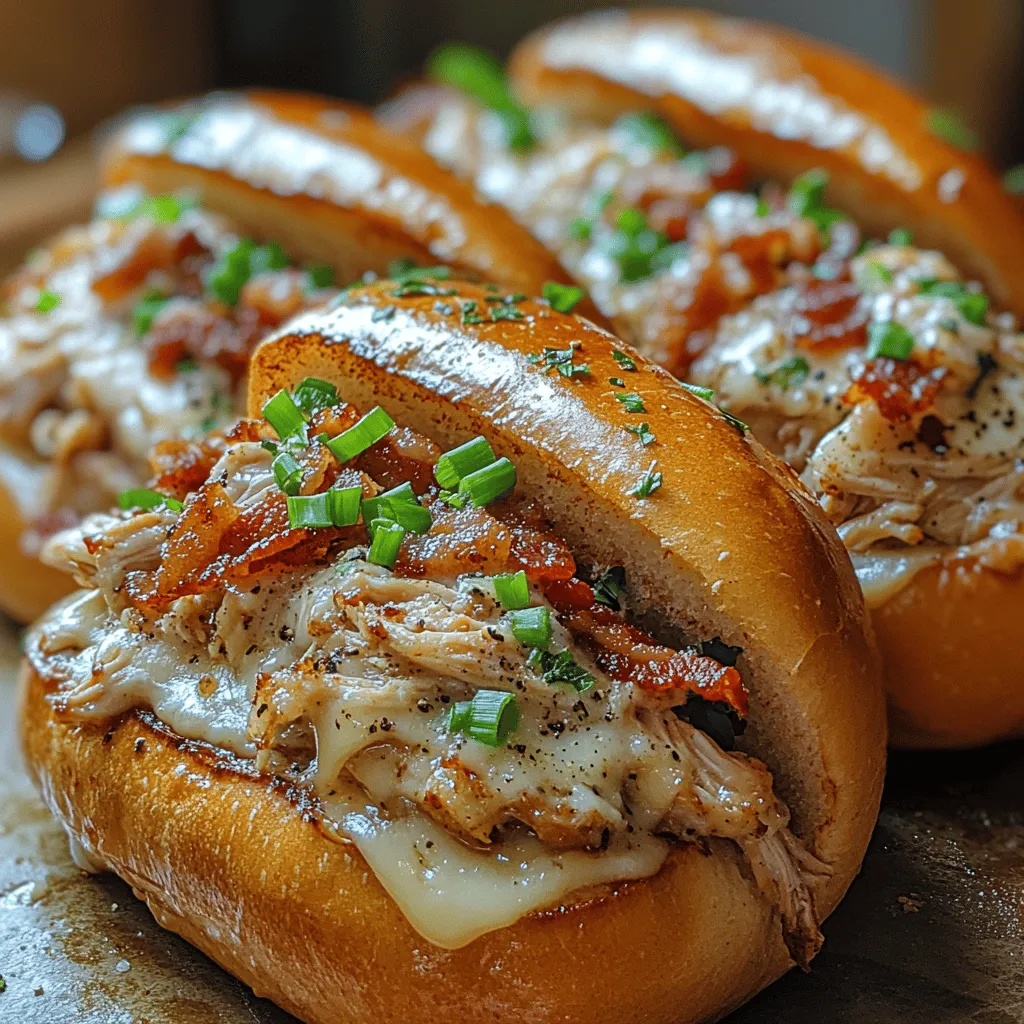In the realm of comfort food, few dishes can rival the savory goodness of chicken bacon ranch sandwiches. This recipe skillfully transforms simple ingredients into a mouthwatering meal that is perfect for both busy weeknights and leisurely weekend gatherings. Utilizing a slow cooker, this dish not only minimizes prep time but also allows the flavors to meld beautifully over several hours, resulting in a dish that is rich, satisfying, and utterly delicious.