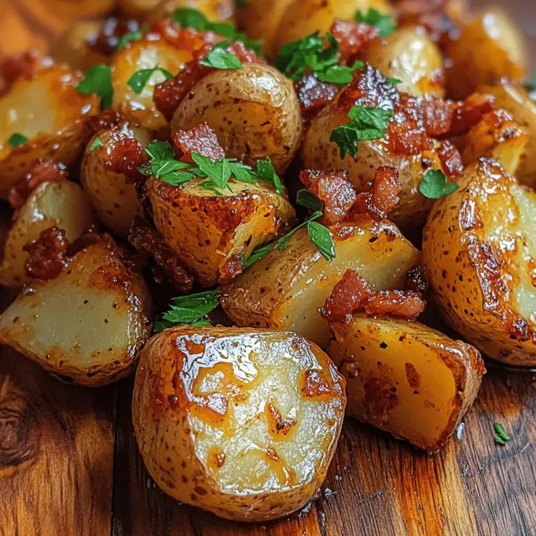At the heart of this recipe are baby potatoes, which are not only cute but also packed with flavor. Baby potatoes, often referred to as "new potatoes," come in a variety of types, with red and Yukon gold being the most popular for roasting.