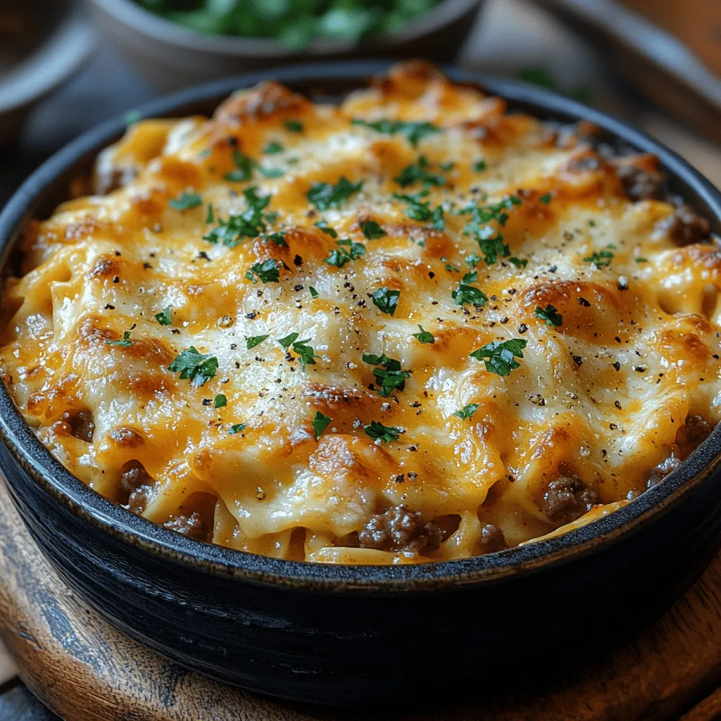 One of the great things about Cheesy Beef Noodle Casserole is the straightforward ingredient list. Each component plays a crucial role in building the dish's flavorful profile and satisfying texture. Here’s a breakdown of what you’ll need: