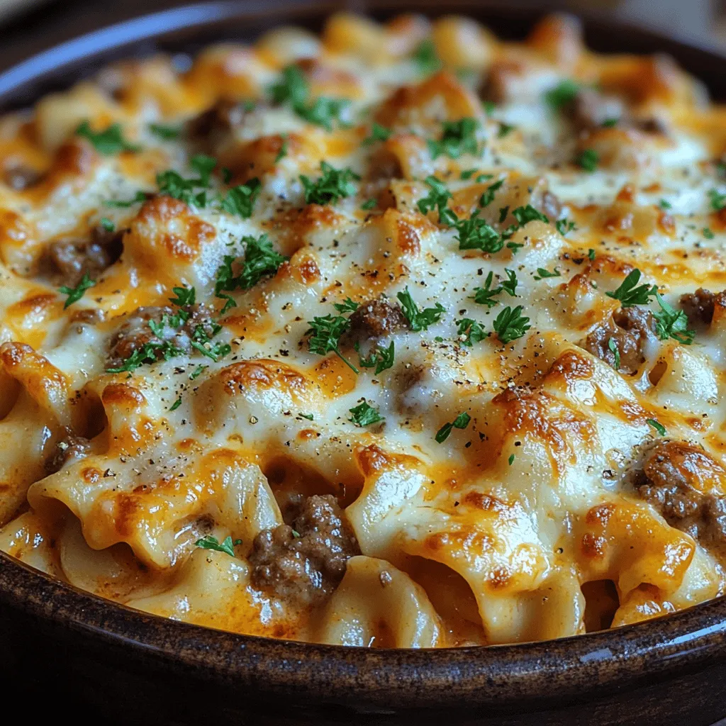 One of the great things about Cheesy Beef Noodle Casserole is the straightforward ingredient list. Each component plays a crucial role in building the dish's flavorful profile and satisfying texture. Here’s a breakdown of what you’ll need: