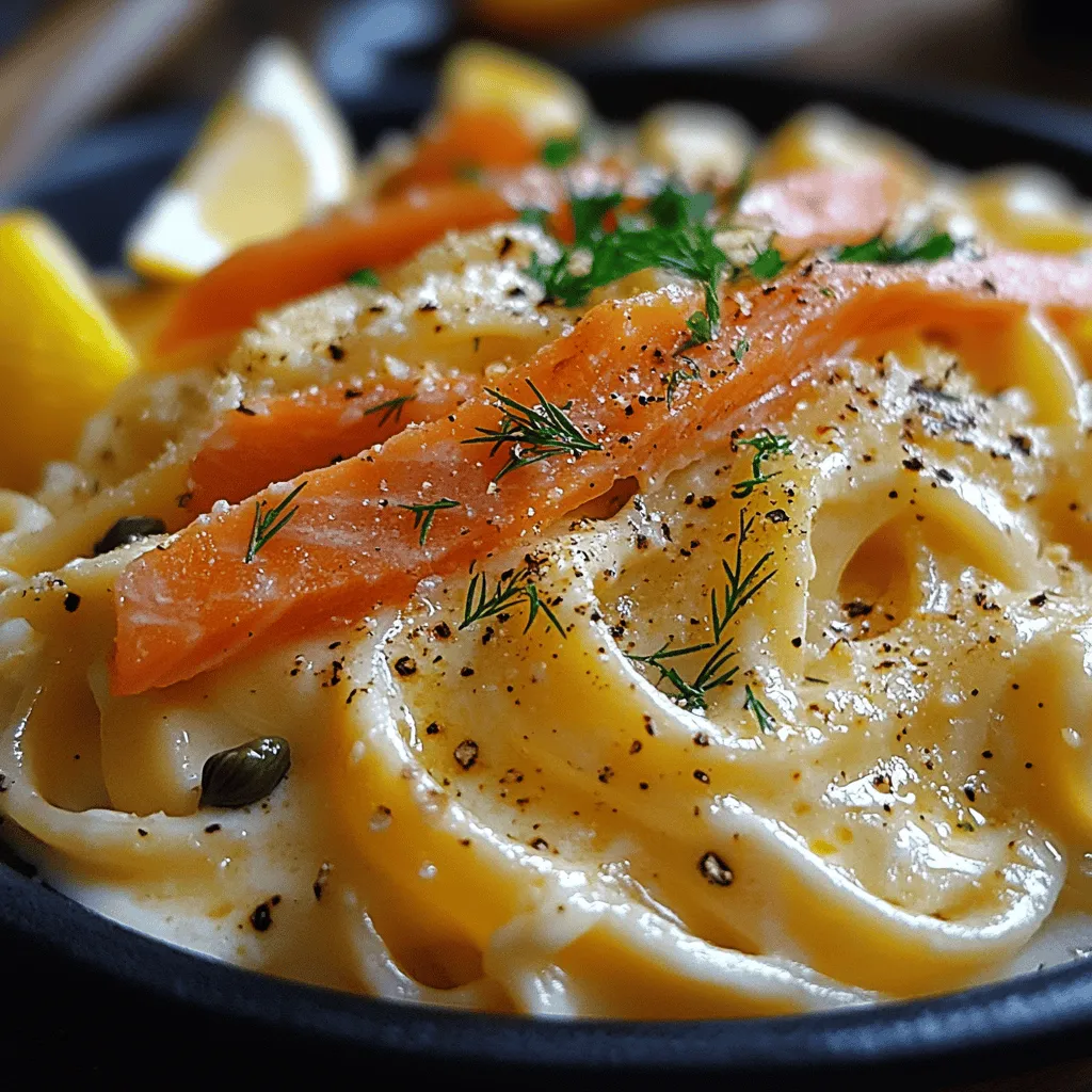 If you're searching for a dish that marries sophistication with simplicity, look no further than Smoked Salmon Carbonara Delight. This recipe takes the classic Italian carbonara and infuses it with the rich, smoky flavor of salmon, creating a culinary experience that is both unique and indulgent. The allure of this dish lies in its delightful combination of flavors and textures, where the creamy sauce envelops each strand of pasta, complemented by the savory notes of smoked salmon.