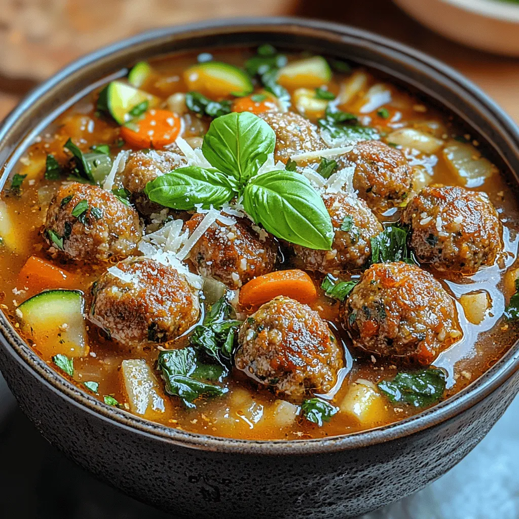 As the weather turns chilly and the days grow shorter, there’s nothing quite like a warm, hearty bowl of soup to bring comfort and joy to your dining table. Enter the Cozy Crockpot Italian Meatball Soup, a dish that not only fills your kitchen with the irresistible aroma of Italian herbs and spices but also offers a delightful medley of flavors that can easily satisfy any palate. This recipe embodies the essence of Italian cuisine, celebrated for its heartwarming dishes that are perfect for family gatherings or cozy nights spent indoors.
