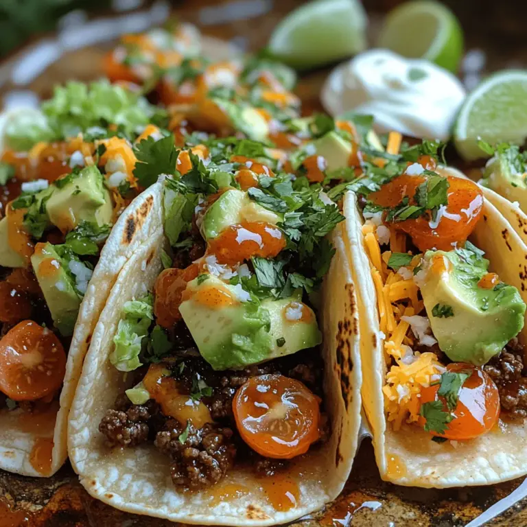 Tacos are a beloved staple in many households, celebrated for their versatility and flavor. Among the myriad of taco recipes, Garlic Butter Honey BBQ Beef Tacos stand out as a delightful fusion of sweet, savory, and garlicky elements that create an unforgettable taste experience. This recipe encapsulates the essence of comfort food while being easy to prepare, making it perfect for casual weeknight dinners, family gatherings, or even entertaining guests.