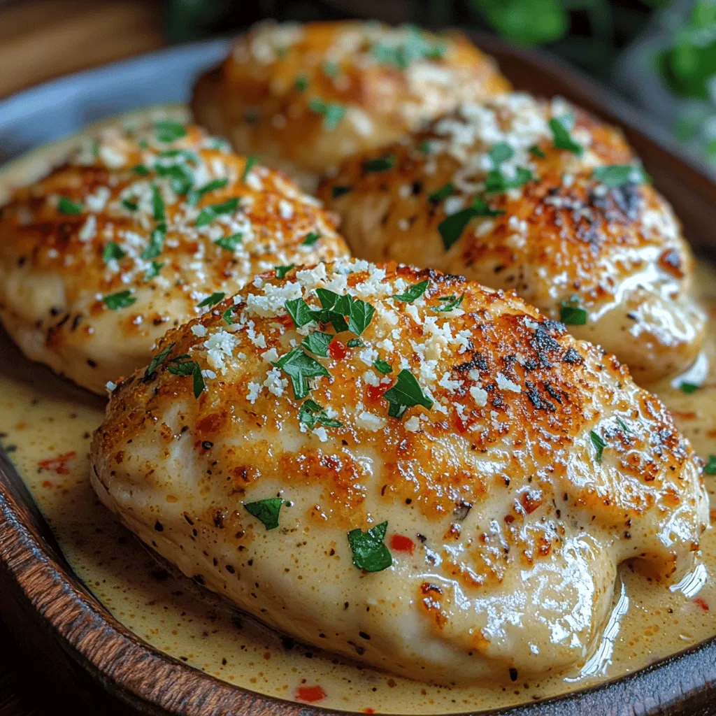 To master the art of making the perfect Parmesan Chicken in Creamy Garlic Sauce, it's essential to understand the role of each ingredient in the recipe. Each element contributes to the overall flavor and texture, ensuring a well-rounded dish.