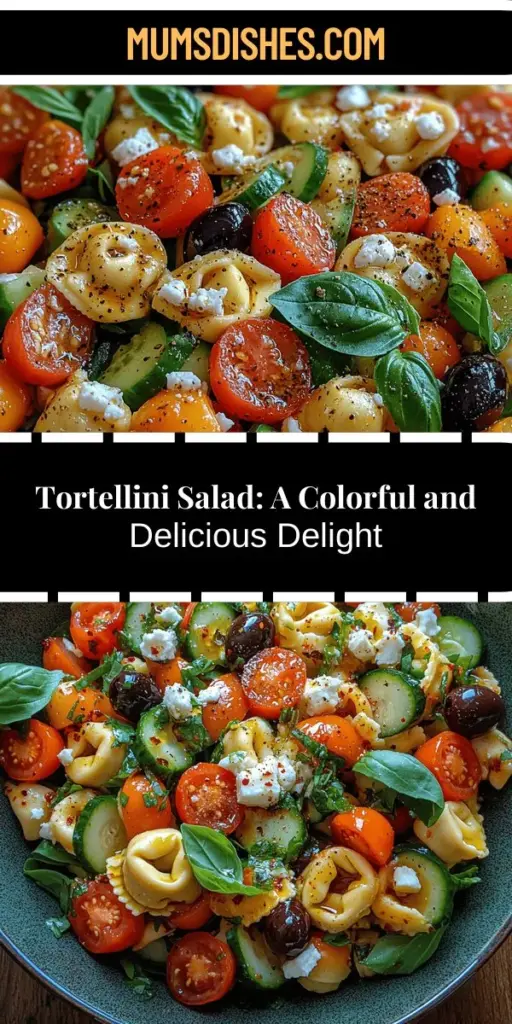 Discover the exquisite flavors of the Tortellini Salad Extravaganza! This vibrant dish combines al dente cheese tortellini with fresh vegetables, aromatic herbs, and tangy feta cheese for a satisfying meal. Ideal for summer barbecues, potlucks, or a nutritious lunch, this salad is not only visually stunning but also packed with health benefits. Learn how to prepare it step by step, personalize it to your taste, and enjoy a delightful bite every time. Perfect for any occasion, this salad will be a hit at your table!