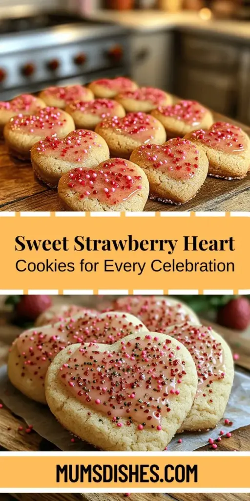 Indulge in the delightful world of Sweet Strawberry Heart Sugar Cookies! These scrumptious treats blend soft, buttery sugar cookies with fresh strawberries for a deliciously fruity twist. Perfectly shaped and visually stunning, they're ideal for special occasions like Valentine's Day or anniversaries. With a mix of flavors and textures, these cookies not only taste great but also offer a burst of color and a nutritious touch. Discover how to make and customize this irresistible dessert that’s sure to impress!