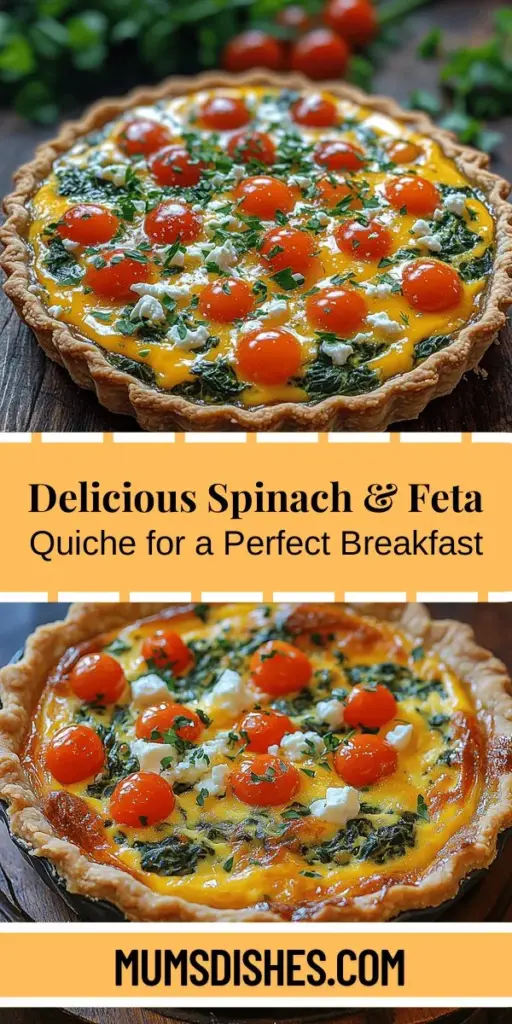 Discover the delight of making a Savory Spinach & Feta Breakfast Quiche—a dish that combines a flaky crust with a creamy filling of eggs, fresh spinach, and tangy feta cheese. This versatile recipe is perfect for brunch or a quick weekday breakfast, offering numerous health benefits from its nutrient-packed ingredients. Learn about the origins of quiche and get step-by-step instructions to create this comforting dish. Enjoy it hot or cold, and savor every bite!