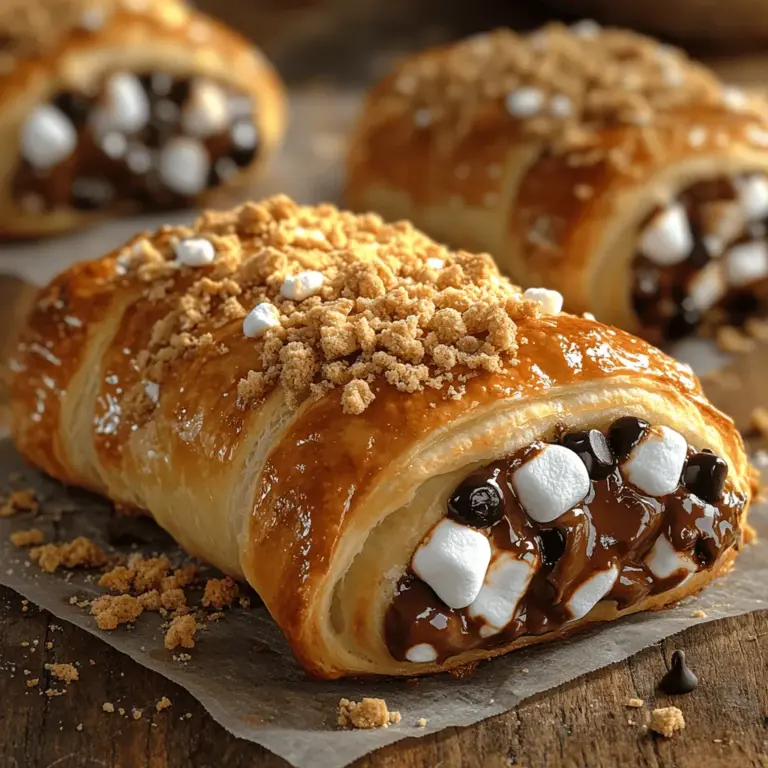 S'mores are a quintessential treat that evokes a sense of nostalgia and warmth, often reminding us of campfires under the stars, family gatherings, and childhood adventures. The delightful combination of crunchy graham crackers, gooey marshmallows, and rich chocolate creates a symphony of flavors that many of us cherish. However, while traditional s'mores require a campfire and can be a bit messy to make, the S'mores Delight Crescents offer a fun and innovative twist on this beloved classic.
