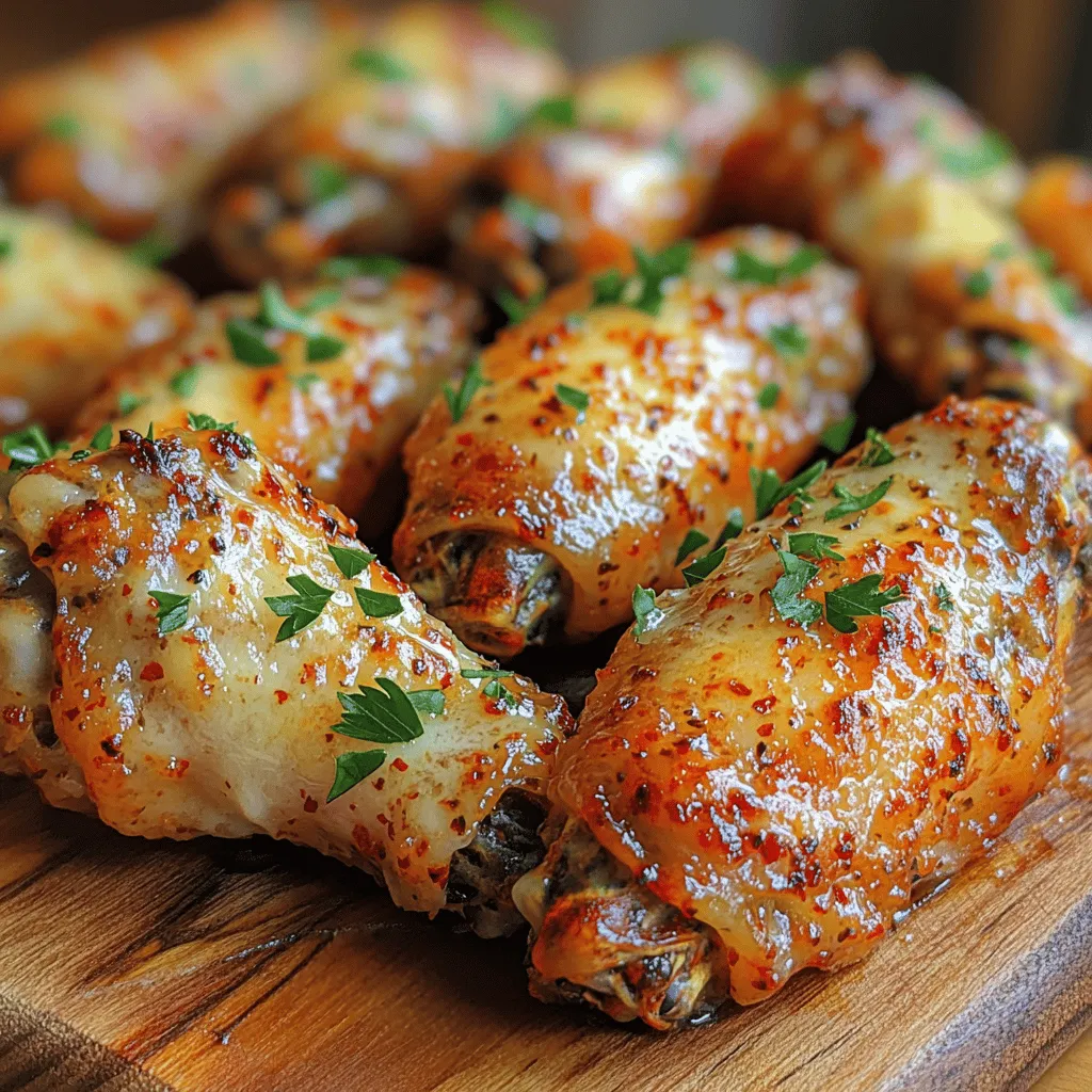 When it comes to party snacks or hearty meals, chicken wings have carved out a special niche in the culinary world. Their irresistible crunch and flavor make them a favorite for gatherings, whether it’s a game day celebration or a cozy family dinner. Among the myriad of wing flavors available, Garlic Parmesan Baked Wings stand out for their delightful combination of savory garlic and the rich, nutty flavor of Parmesan cheese. This recipe is not just about taste; it's about achieving that perfect crispy texture without the guilt of frying.
