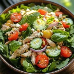 At the heart of the Zesty Lemon Basil Chicken Salad lies a collection of high-quality ingredients that contribute not only to its exceptional flavor but also to its impressive nutritional profile. Let’s take a closer look at each component: