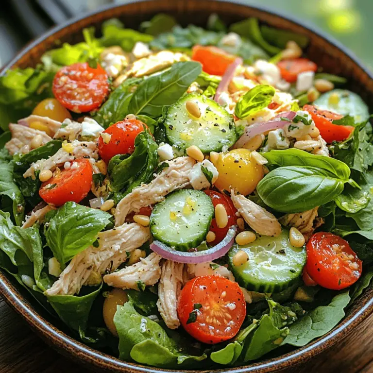 At the heart of the Zesty Lemon Basil Chicken Salad lies a collection of high-quality ingredients that contribute not only to its exceptional flavor but also to its impressive nutritional profile. Let’s take a closer look at each component: