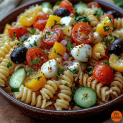 To truly appreciate the Chilled Tuscan Delight Pasta Salad, it's essential to understand the role of each ingredient in this delightful medley. Each component contributes its unique flavor, texture, and nutritional benefits, creating a harmonious balance that is both satisfying and healthful.