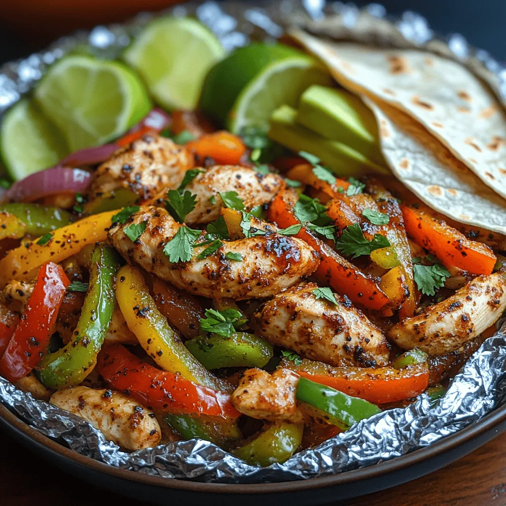 To create the best Sizzling Baked Chicken Fajita Foil Packs, you'll need to gather a variety of fresh and flavorful ingredients. Each component plays a significant role in crafting this delicious dish, ensuring each bite is satisfying and bursting with flavor.