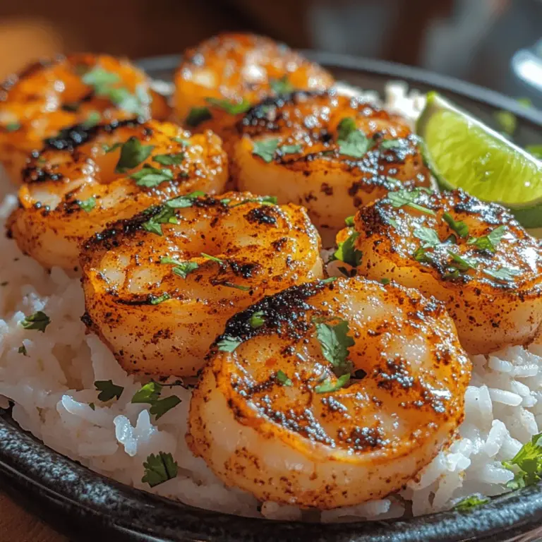 Discover the vibrant flavors of Zesty Blackened Shrimp Delight, a delightful dish that brings a burst of spice and freshness to your table. This recipe is a celebration of seafood, showcasing succulent shrimp coated in a mouthwatering blend of spices that enhance their natural sweetness. Ideal for seafood lovers and those seeking a quick yet satisfying meal, Zesty Blackened Shrimp Delight is not only easy to prepare but also offers a nutritious option for busy weeknights or impressive dinner parties.