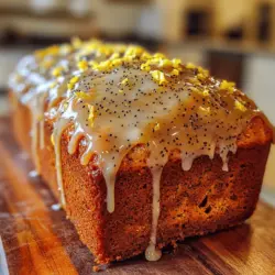 There’s something undeniably uplifting about the aroma of a freshly baked loaf wafting through your kitchen, especially when that loaf is a Zesty Sunshine Glazed Lemon Poppy Seed Loaf. This delightful recipe marries the refreshing tang of lemons with the unique crunch of poppy seeds, resulting in a treat that’s as pleasing to the palate as it is to the eye. Whether you’re looking for a sweet indulgence to brighten your breakfast, a light dessert for afternoon tea, or a delectable addition to a weekend brunch spread, this lemon poppy seed loaf delivers on all fronts.